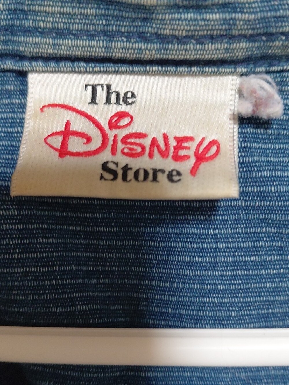 Disney Blue Denim Shirt Jacket with Mickey & Minnie Bikes - Picture 3 of 3